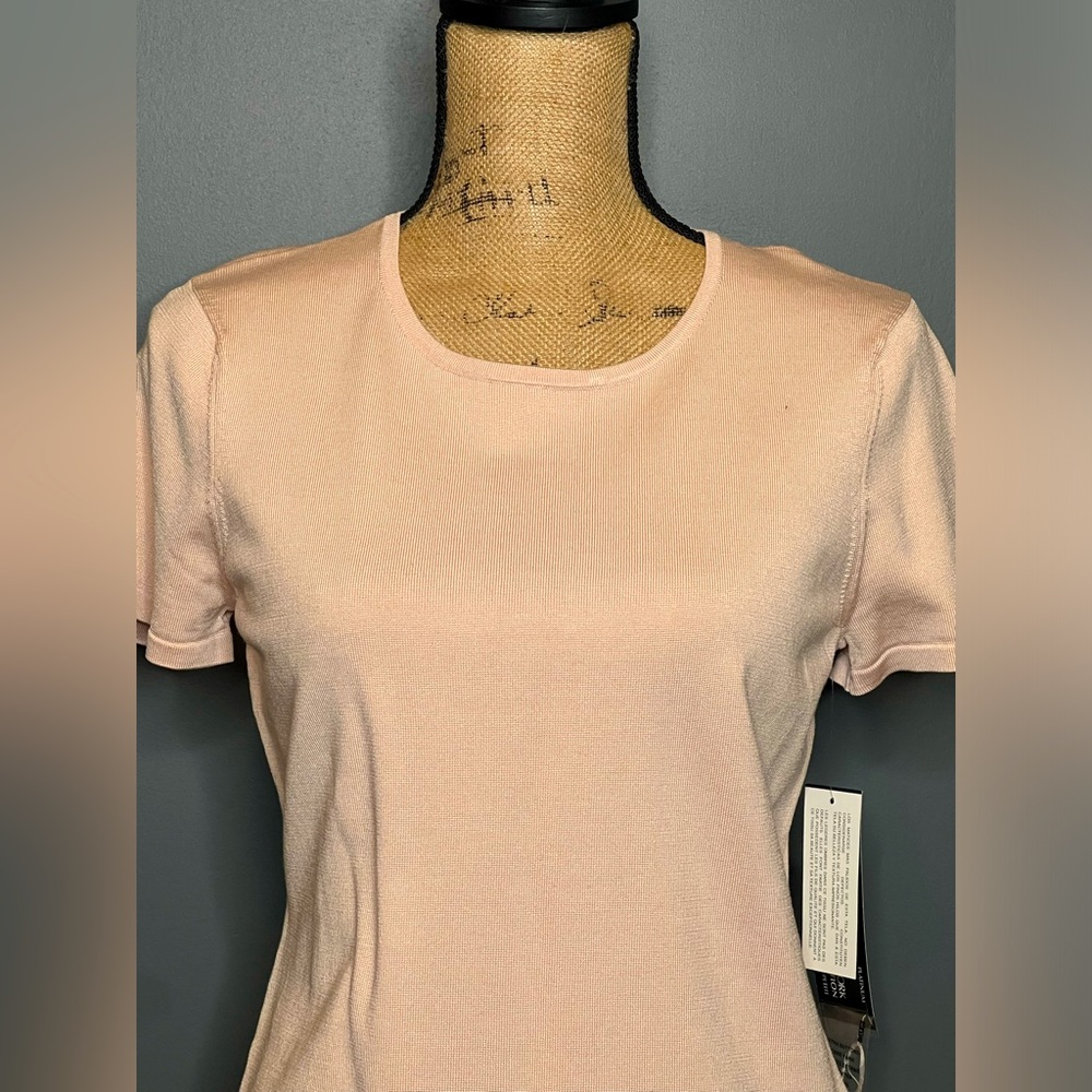 NWT Jones New York Petite Short Sleeve Top
